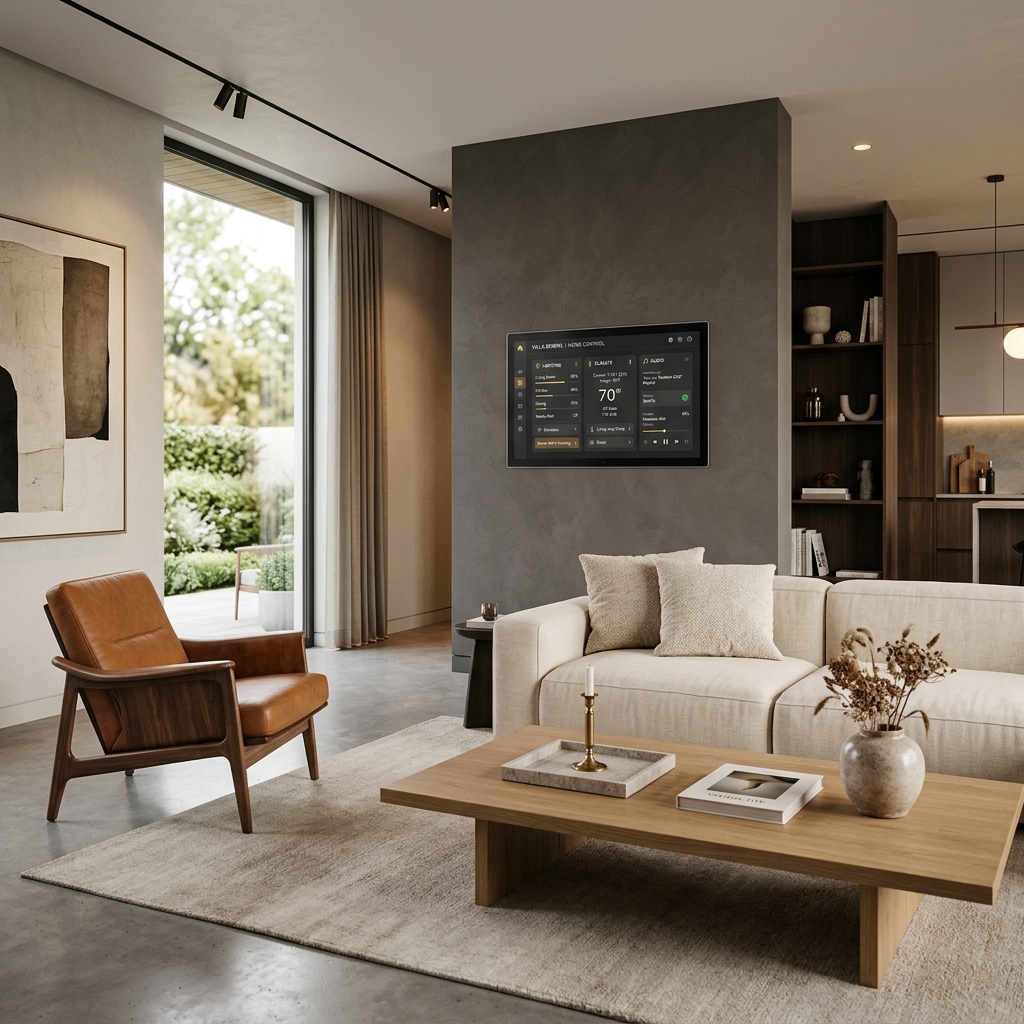 Villa moderne avec domotique intelligente